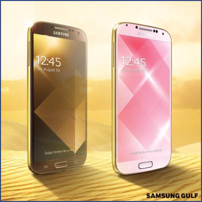 Samsung Galaxy Announces Gold Galaxy S4