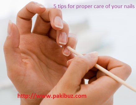5 tips for proper care of your nails