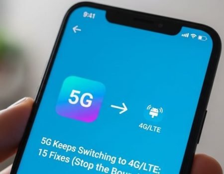 5G Keeps Switching to 4G/LTE on Android