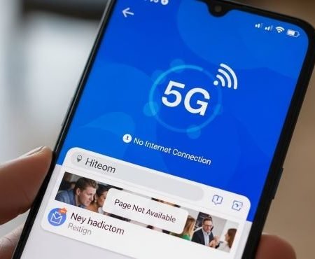 5G Shows But No Internet on Android