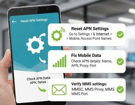 APN Settings on Android Reset Fix Mobile Data & MMS