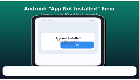 Android app not installed