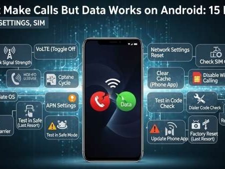 Can’t Make Calls But Data Works on Android