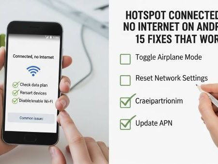 Hotspot Connected But No Internet on Android
