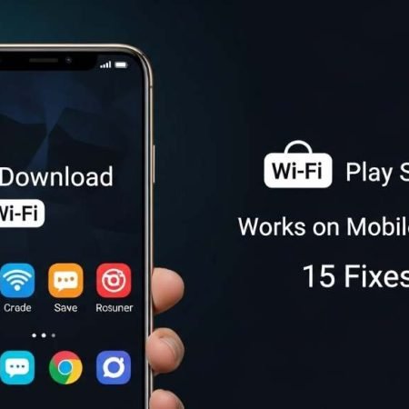 Play Store Not Downloading on Wi-Fi Works on Mobile Data