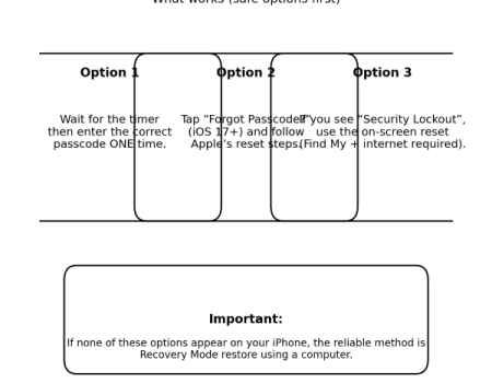 iphone unavailable without computer