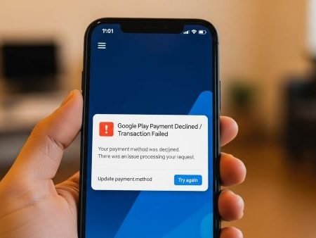 Google Play Payment Declined Transaction Failed