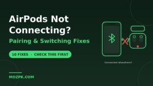 AirPods not connecting to iPhone pairing fixes