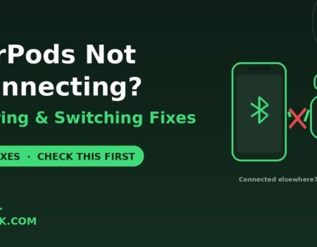 AirPods not connecting to iPhone pairing fixes