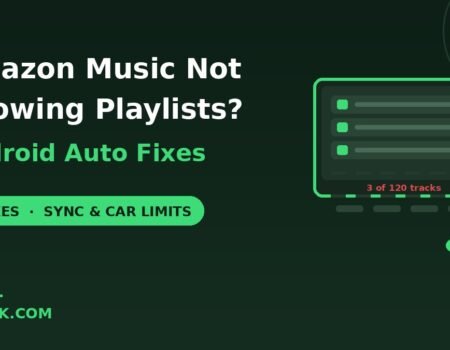 Amazon Music not showing all playlists in Android Auto fixes
