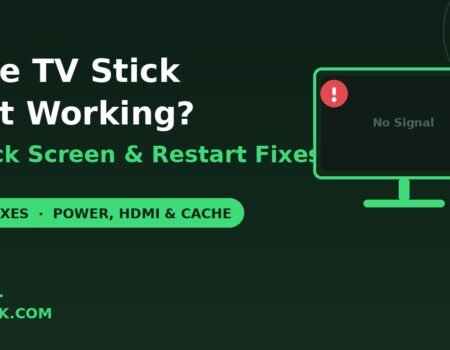Fire TV Stick not working black screen restarting fixes