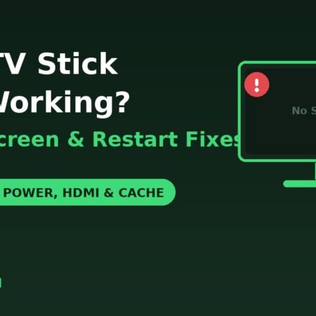 Fire TV Stick not working black screen restarting fixes