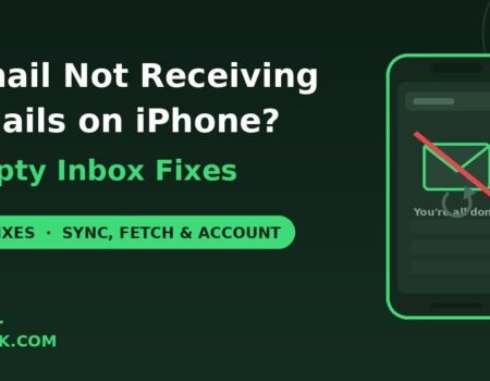 Gmail not receiving emails on iPhone fixes