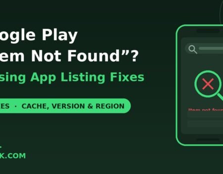 Google Play item not found error fixes