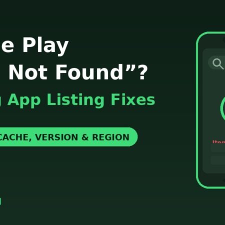 Google Play item not found error fixes