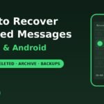 how to recover deleted text messages iPhone Android