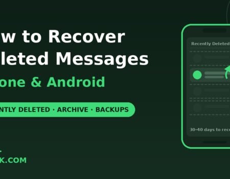 how to recover deleted text messages iPhone Android