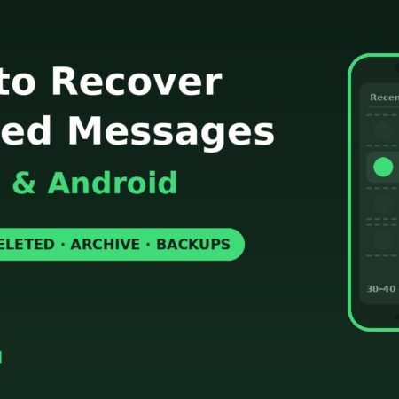 how to recover deleted text messages iPhone Android
