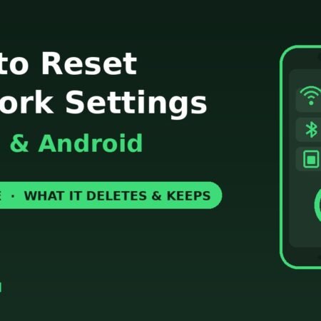 how to reset network settings on iPhone and Android