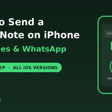 how to send a voice note on iPhone Messages WhatsApp