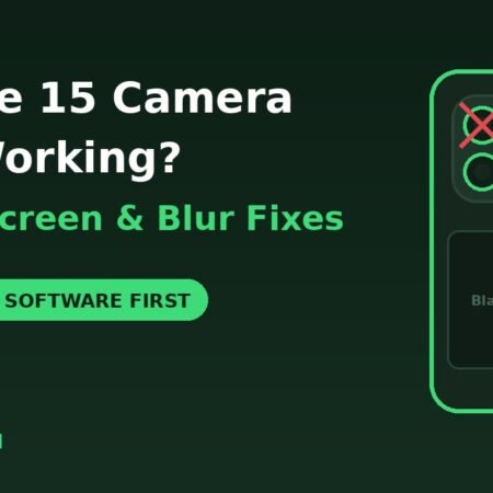 iPhone 15 camera not working black screen fixes