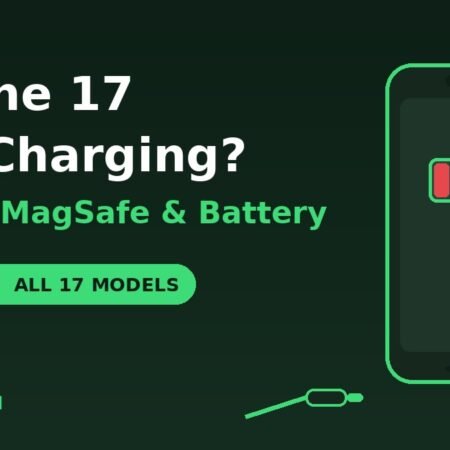 iPhone 17 not charging USB-C MagSafe battery fixes