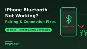 iPhone Bluetooth not working pairing fixes