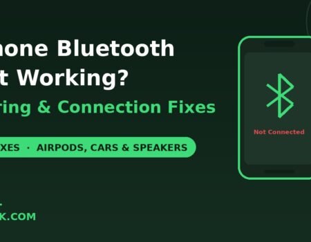 iPhone Bluetooth not working pairing fixes