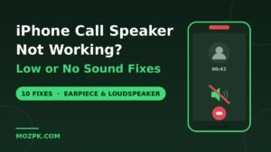 iPhone call speaker not working low sound fixes