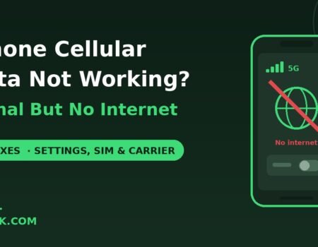 iPhone cellular data not working fixes