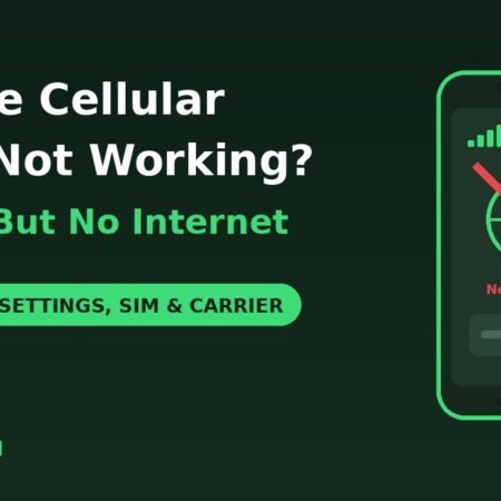 iPhone cellular data not working fixes
