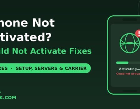 iPhone not activated could not activate error fixes