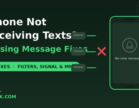 iPhone not receiving text messages fixes