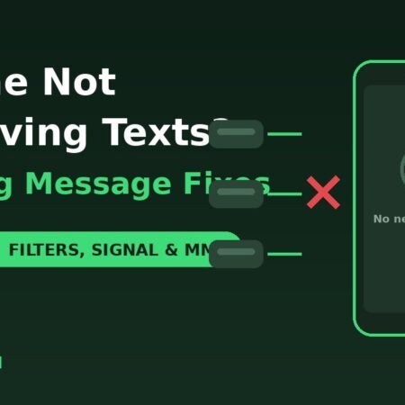 iPhone not receiving text messages fixes
