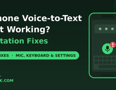 iPhone voice to text dictation not working fixes