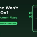 iPhone won't turn on black screen fixes