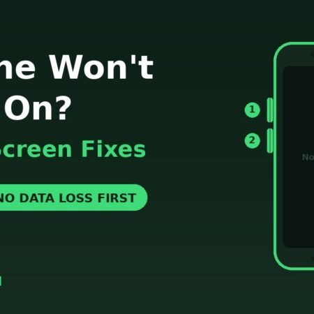 iPhone won't turn on black screen fixes