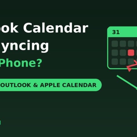 Outlook calendar not syncing with iPhone calendar fixes