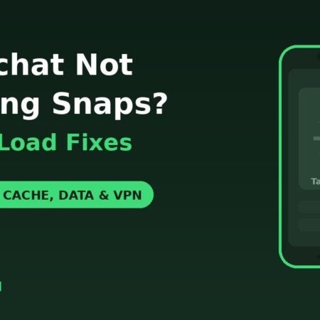 Snapchat not loading snaps tap to load fixes