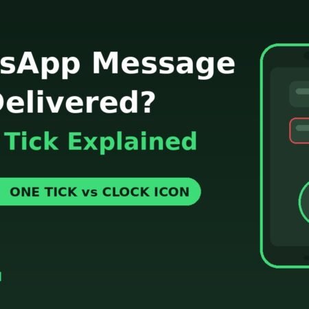 WhatsApp message not delivered single tick fixes