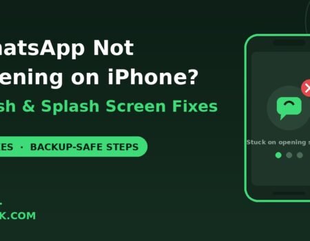 WhatsApp not opening on iPhone crash fixes