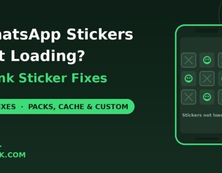 WhatsApp stickers not loading blank squares fixes