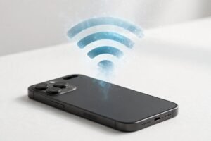 iPhone with weak WiFi signal dropping on unlock